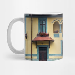 vintage house facade Mug